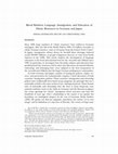 Research paper thumbnail of Blood Relatives: Language, Immigration, and Education of Ethnic Returnees in Germany and Japan.