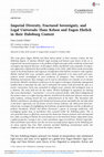 Research paper thumbnail of "Imperial Diversity, Fractured Sovereignty, and Legal Universals: Hans Kelsen and Eugen Ehrlich in their Habsburg Context," in: Modern Intellectual History 19:2 (2022), 421–443