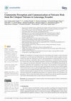 Research paper thumbnail of Community Perception and Communication of Volcanic Risk from the Cotopaxi Volcano in Latacunga, Ecuador