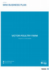 Research paper thumbnail of Poultry business proposal victory forte farms