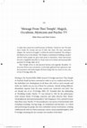 Research paper thumbnail of ‘Message From Thee Temple’: Magick, Occultism, Mysticism and Psychic TV