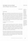 Research paper thumbnail of Abordagem psicossociológica sobre ameaças e seus usos sociais