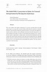 Research paper thumbnail of The kitābī Wife’s Conversion to Islam: An Unusual Interpretation by Ibn Qayyim al-Jawziyya