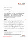 Research paper thumbnail of FROM DIAGNOSIS TOWARD ACADEMIC SUPPORT:  DEVELOPING A DISCIPLINARY, ESP-BASED  WRITING TASK AND RUBRIC TO IDENTIFY THE  NEEDS OF ENTERING UNDERGRADUATE  ENGINEERING STUDENTS