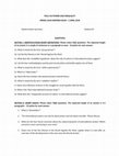 Research paper thumbnail of Power and Inequality Midterm Exam - Spring 2018