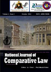 Research paper thumbnail of National Journal of Comparative Law NJCL - 2014