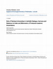 Research paper thumbnail of Role of Pakistani Universities in Interfaith Dialogue, Harmony and Relations An Index and Bibliometric of Produced Academic Dissertations