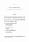 Research paper thumbnail of Economics of national identity