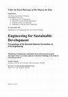 Research paper thumbnail of Monitoring of diaphragm wall displacement and associated ground movement, brace excavation adjacent to historical building at the bank of Chao Phraya River