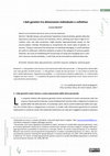 Research paper thumbnail of I dati genetici tra dimensione individuale e collettiva