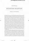 Research paper thumbnail of 'Byzantine Reception' in Paul M. Blowers and Peter W. Martens, eds., The Oxford Handbook of Early Christian Biblical Interpretation (Oxford University Press, 2019), 667 - 85