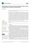 Research paper thumbnail of Learning Body Techniques: Dance and Body Flexibility among Gay Black Teens in Salvador de Bahia, Brazil