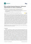 Research paper thumbnail of Brain and Body Emotional Responses: Multimodal Approximation for Valence Classification