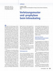 Research paper thumbnail of Verletzungsmuster und -prophylaxe beim Inline-Skating