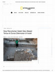 Research paper thumbnail of Sisa Reruntuhan Salah Satu Masjid Tertu...emukan di Israel - National Geographic