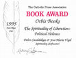 Research paper thumbnail of Catholic Press Association Book Award, 1995, first place. Primer Premio al mejor Libro Religioso del Año por la Asociación Católica de Prensa de Estados Unidos, 1995.