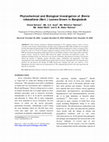 Research paper thumbnail of Phytochemical and Biological Investigation of Stevia rebaudiana (Bert.) Leaves Grown in Bangladesh