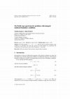 Research paper thumbnail of On Fucík type spectrum for problem with integral nonlocal boundary condition