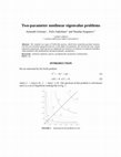 Research paper thumbnail of Two-parameter nonlinear eigenvalue problems