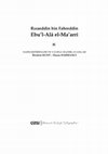 Research paper thumbnail of Rızaeddin bin Fahreddin Ebu'l-Alâ el-Ma'arrî 
  İbrahim KUNT -Hasan HARMANCI