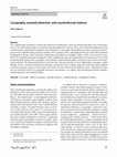 Research paper thumbnail of Cacography, anomaly detection, and counterfactual violence