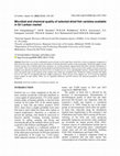 Research paper thumbnail of Microbial and chemical quality of selected dried fish varieties available in Sri Lankan market