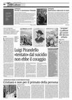 Research paper thumbnail of Pirandello tentato dal suicidio.