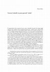 Research paper thumbnail of Vincenzo Cardarelli: tre poesie giovanili “inedite”