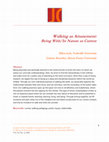 Research paper thumbnail of Walking as Attunement: Being With/In Nature as Currere