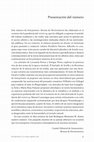 Research paper thumbnail of Presentación del número