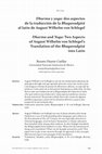 Research paper thumbnail of Dharma y yoga: dos aspectos de la traducción de la Bhagavadgītā al latín de August Wilhelm von Schlegel