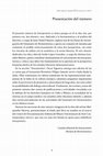 Research paper thumbnail of Presentación del número