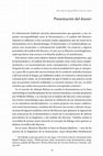 Research paper thumbnail of Presentación del dossier Hermenéutica y análisis del discurso