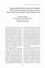 Research paper thumbnail of Rosaura Martínez Ruiz, Mariana Hernández Urías y Homero Vázquez Carmona (coords.). Pensar Ayotzinapa. México, unam/Almadía, 2018