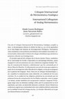 Research paper thumbnail of Coloquio Internacional de Hermenéutica Analógica