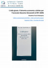 Research paper thumbnail of E. Fiocchi Malaspina, L'utile giusto. Il binomio economia e diritto per l'avvocato Giacomo Giovanetti (1787-1849), Soveria Mannelli, Rubbettino, [The right profit. The combination of economics and law for the lawyer Giacomo Giovanetti (1787-1849)], 2020