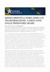 Research paper thumbnail of Medio Oriente e Nord Africa in trasformazione, a dieci anni dalle Primavere Arabe