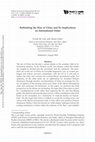 Research paper thumbnail of Rethinking the Rise of China and Its Implications on International Order