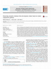 Research paper thumbnail of Extracting semantic relations from the Quranic Arabic based on Arabic conjunctive patterns