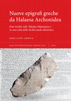 Research paper thumbnail of Nuove epigrafi greche da Halaesa Archonidea: Dati inediti sulle Tabulae Halaesinae e su una città della Sicilia tardo-ellenistica