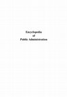 Research paper thumbnail of Encyclopedia of Public Administration