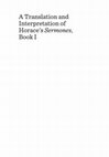 Research paper thumbnail of Horace. Sermones Book 1 pub. March 2021. Extract.