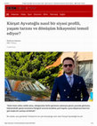 Research paper thumbnail of Kursat Ayvatoglu nasıl bir siyasi profili yasam tarzını ve donusum hikayesini temsil ediyor?