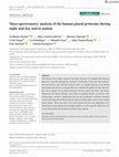 Research paper thumbnail of Mass-spectrometry analysis of the human pineal proteome during night and day and in autism