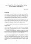 Research paper thumbnail of A UTILIZAÇÃO DA TÉCNICA DA ANÁLISE FATORIAL EXPLORATÓRIA (AFE) PARA O MAPEAMENTO DE ÁREAS DE VULNERABILIDADE SOCIOAMBIENTAL