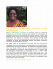 Research paper thumbnail of The relevance of Afri-centric Curriculum in the African setting