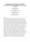 Research paper thumbnail of Interrogating data justice on Hyderabad's urban frontier: Information politics and the internal differentiation of vulnerable communities