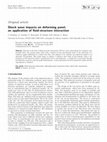 Research paper thumbnail of Shock wave impacts on deforming panel, an application of fluid-structure interaction