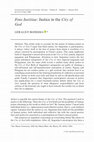 Research paper thumbnail of Fons Iustitiae: Justice in the City of God