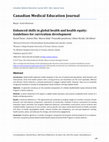 Research paper thumbnail of Enhanced skills in global health and health equity: Guidelines for curriculum development